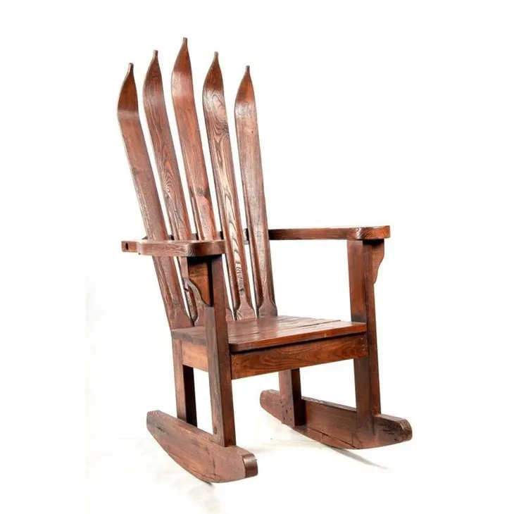 Ski Adirondack Rocking Chair Ski Adirondack Rocking Chair
